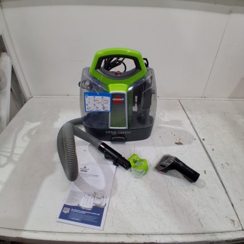BISSELL LITTLE GREEN PORTABLE DEEP CLEANING VACUUM - 37OZ TANK MAX - GREEN/GREY (MODEL : 2513B) image 3
