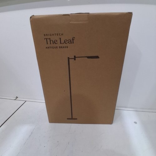 BRIGHTECH LEAF LED READING AND TASK FLOOR LAMP, DIMMABLE 12.5 WATT - ANTIQUE BRASS image 4
