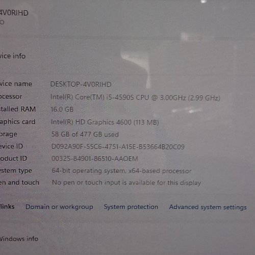 STGSIVIR ALL-IN-ONE DESKTOP COMPUTER - 23" FHD SCREEN - INTEL CORE I5-4590S, 16GB DDR3 RAM, 512GB SSD - BLACK (MODEL: SIV0223) image 13