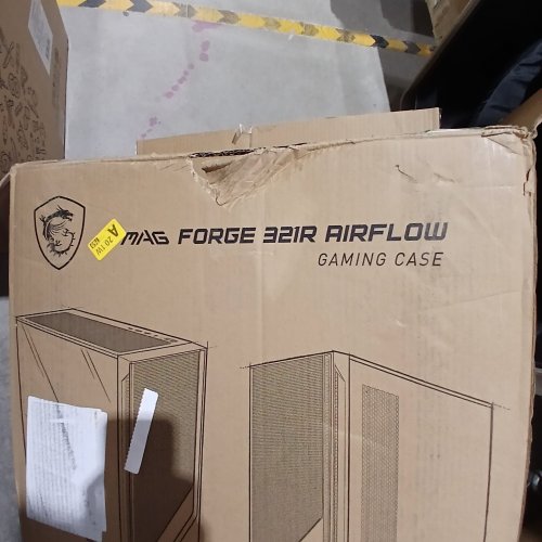 MSI MAG FORGE 321R AIRFLOW GAMING COMPUTER CASE - BLACK image 2
