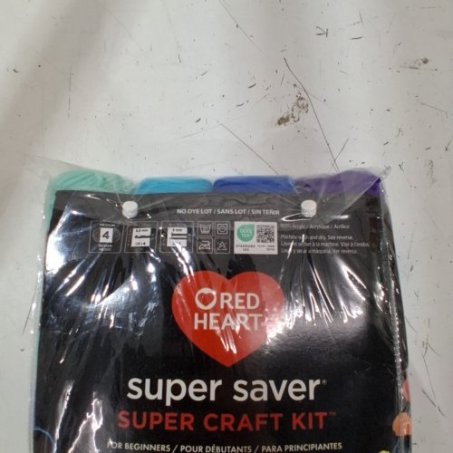 12PK RED HEART SUPER SAVER SUPER CRAFT KIT - MULTI COLOR image 4