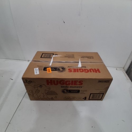 150PK HUGGIES LITTLE MOVERS DIAPERS - SIZE 4 image 2