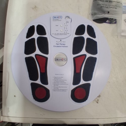 DR-HO'S CIRCULATION PROMOTER TENS DEVICE PAIN THERAPY SYSTEM - HEAD TO TOE PAIN RELIEF, IMPROVES CIRCULATION AND SWELLING - WHITE/BLACK (MODEL: CP-1) image 3