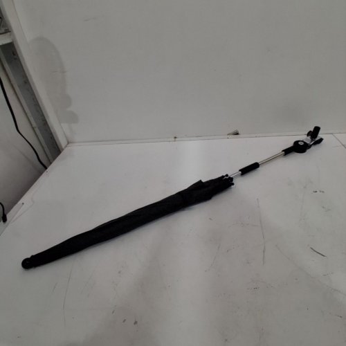 MEUMITY CHAIR UMBRELLA WITH UNIVERSAL CLAMP - 32" - BLACK image 2