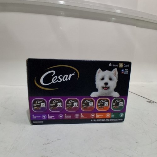 36PK CESAR GOURMET WET DOG FOOD VARIETY OF 6 FLAVORS - 3.5 OZ image 4