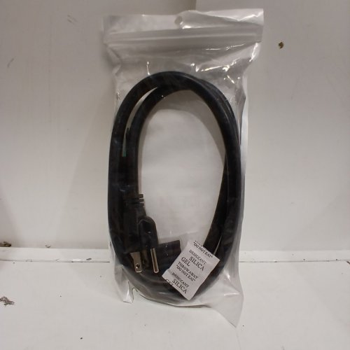 QTEATAK 3-WIRE MALE STRAIGHT BLADE PLUG EXTENSION CORD - 40" - 125V - BLACK image 2