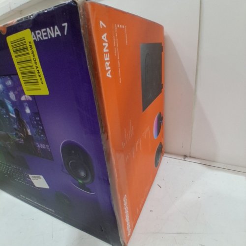 STEELSERIES ARENA 7 ILLUMINATED 2.1 GAMING SPEAKERS, WITH 2.1 USB SURROUND SOUND, 2-WAY SPEAKER DESIGN, SUBWOOFER, REACTIVE RGB LIGHTING (MODEL: ‎61541) image 3