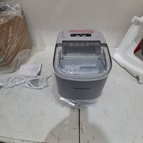 FRIGIDAIRE COMPACT COUNTERTOP ELECTRIC ICE MAKER - MAKES 26LBS OF ICE/DAY - SILVER (MODEL: EFIC189-B-SILVER) image 3
