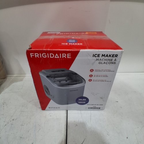 FRIGIDAIRE COMPACT COUNTERTOP ELECTRIC ICE MAKER - MAKES 26LBS OF ICE/DAY - SILVER (MODEL: EFIC189-B-SILVER) image 7