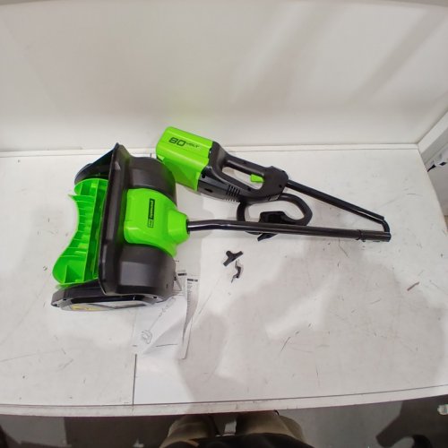 GREENWORKS **TOOL ONLY** PRO BRUSHLESS CORDLESS MOTOR SNOW SHOVEL- 80V MAX POWER - 12" - GREEN (MODEL: GLSS80000/2601202) image 4