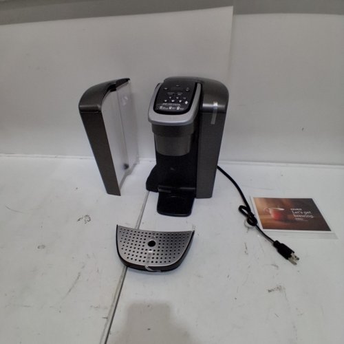 KEURIG K-ELITE SINGLE SERVE K-CUP COFFEE MAKER WITH ICED BREW FUNCTION - 75OZ RESERVOIR - BLACK/BRUSHED SILVER (MODEL: K90) image 3