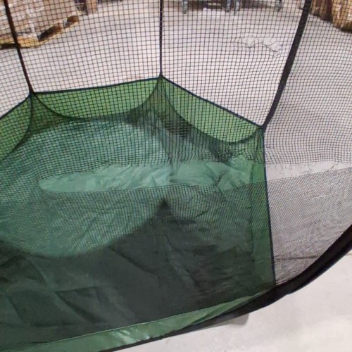 FURHAVEN PET PLAYPEN MESH OPEN-AIR DOG PLAYPEN/EXERCISE PEN - MEDIUM - GREEN image 3