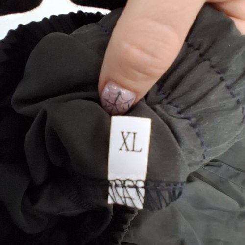 DRAWSTRING PANTS - EXTRA LARGE - BLACK image 3