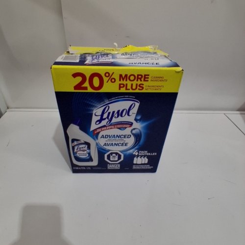 4PK LYSOL ADVANCED TOILET BOWL CLEANER - 946ML/BOTTLE (MODEL: 937319) image 3