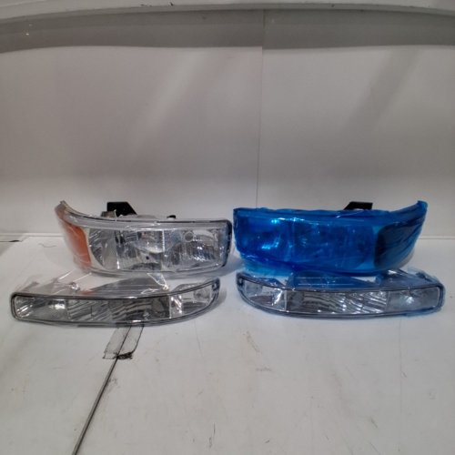 FEBERG REPLACEMENT HEADLIGHTS ASSEMBLY FOR GMC SIERRA 1500/2500/3500 1999-2006 image 2