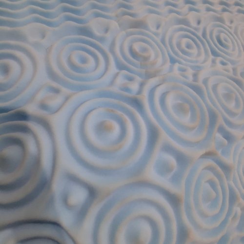 FOAM MATTRESS TOPPER - 59" X 80" - BLUE image 3