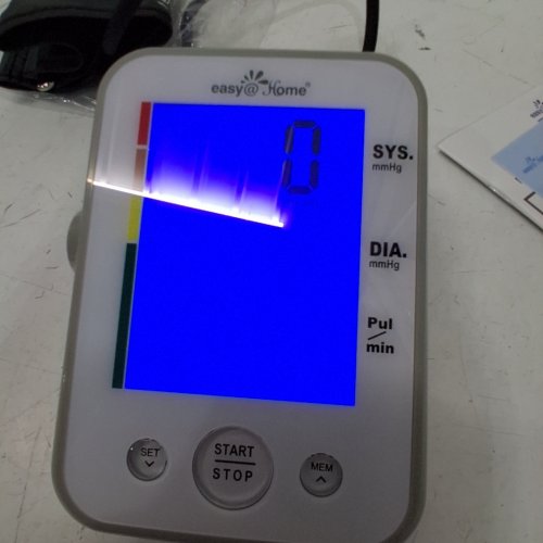 EASY @ HOME BLOOD PRESSURE MONITOR WITH AUTOMATIC TENSIOMETER- GREEN/WHITE (MODEL: EBP-095) image 2