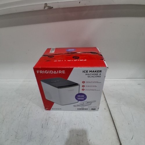 FRIGIDAIRE COUNTERTOP BULLET SHAPED CUBE ICE MAKER MAKES 26 LBS IN 24HRS - WHITE (MODEL: EFIC513-WHITE) image 6