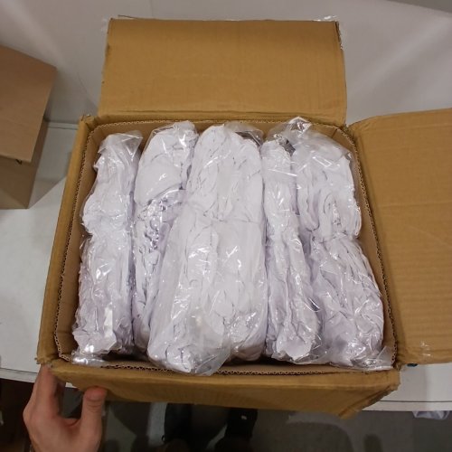 100PK BANQUET CHAIR COVER - 36.8" X 22" X 17.7" - WHITE (MODEL: RD-VV-08) image 3