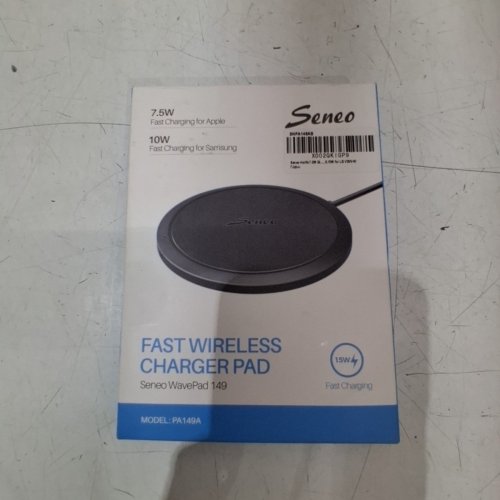 SENEO WAVEPAD 149 FAST WIRELESS CHARGER PAD 15W/7.5W FOR APPLE/ 10W FOR SAMSUNG (MODEL: SNPA149AB) image 4