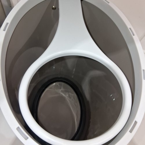 UBBI STEEL WITH SAFETY LOCK DIAPER PAIL - 13GAL - TAUPE image 4