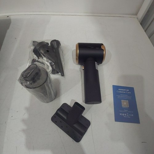 JIXINMIYUE RECHARGEABLE HANDHELD MINI VACUUM CLEANER - BLACK/GOLD (MODEL: HX-606) image 3