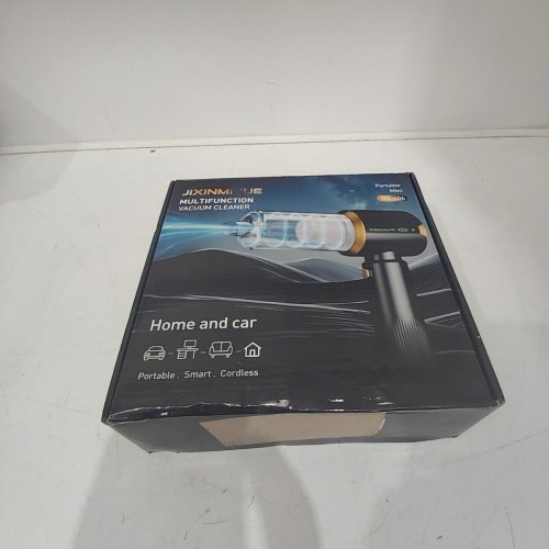 JIXINMIYUE RECHARGEABLE HANDHELD MINI VACUUM CLEANER - BLACK/GOLD (MODEL: HX-606) image 4