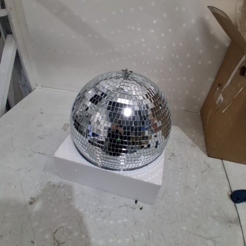 DISCO MIRROR HANGING BALL - 8" image 2