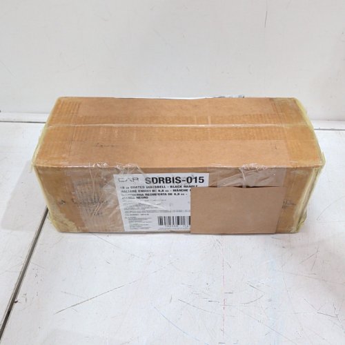 CAP BARBELL CAST IRON COATED HEX DUMBBELL - 15LBS - BLACK (MODEL: SDRBIS-015) image 2