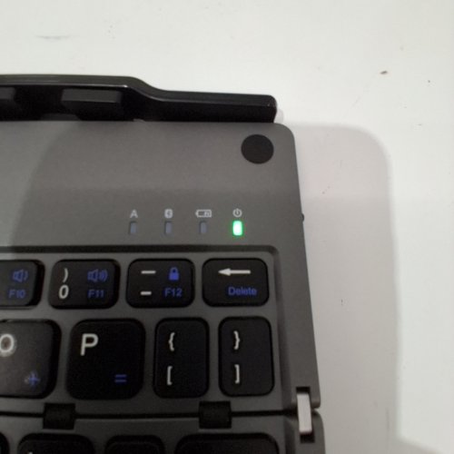 HARMONICA PORTABLE FOLDING KEYBOARD - COMPATIBLE WITH MOST DEVICES - BLACK/GREY image 2