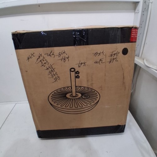 JEARY WATER FILLED PATIO UMBRELLA STAND - 81.5LBS MAX - BLACK (MODEL: A091-004-001-044) image 4