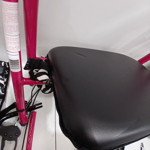 MEDLINE GUARDIAN FASHION SERIES MOBILITY AID WALKER ROLLATOR - POSH PINK, ZEBRA image 3