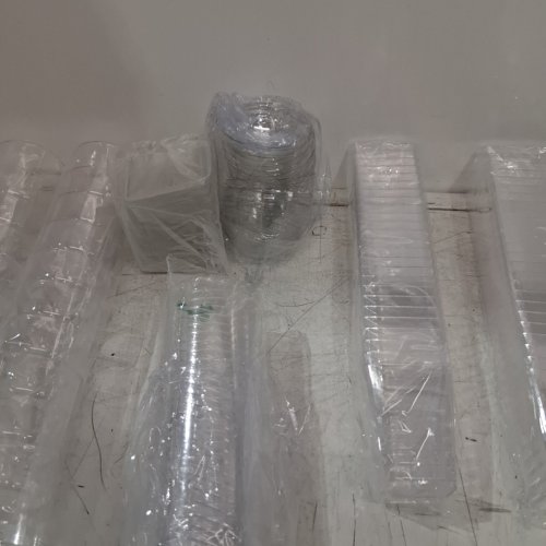 380PC DESSERT CUPS WITH LIDS AND SPOONS - MINI PLASTIC CAKE, FRUIT DISPOSABLE ROUND CUPS FOR YOGURT PARFAIT, PUDDING OR MOUSSE - 5 OZ - SERVES 150 - CLEAR (MODEL: LW-120) image 4