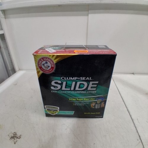 ARM AND HAMMER CLUMP & SEAL 100% CLOUD FREE SLIDE NON STOP ODOUR CONTROL CAT LITTER - 28LBS image 2