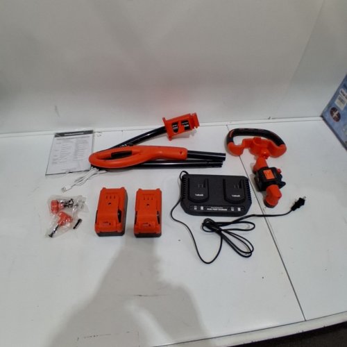 VOLTASK CORDLESS CORDLESS SNOW BLOWER WITH 2 BATTERIES & CHARGER - 16" - 48V - BLACK/ORANGE (MODEL: CSS004-160OR-CAVK/CSS004-160) image 4
