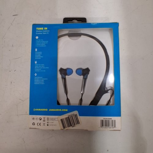 JAM TUNE IN AUDIO WIRELESS EARPHONES - BLACK/BLUE image 2