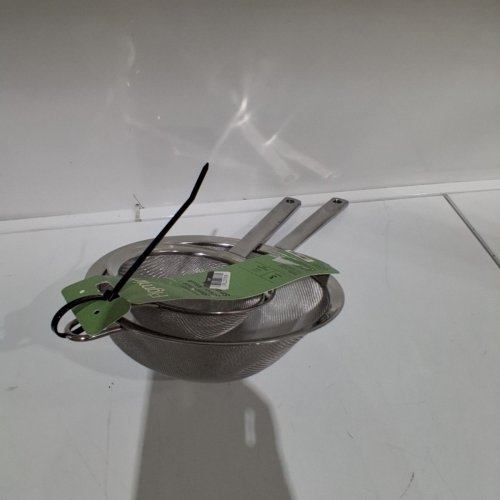 2PC FIGMINT STAINLESS STEEL MESH STRAINER SET - SILVER image 6