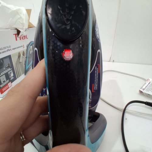 T-FAL ULTRAGLIDE PLUS ENHANCED STEAM IRON WITH CALCIUM COLLECTOR - BLACK/TEAL (MODEL: 1980969/FV5871Q0) image 2
