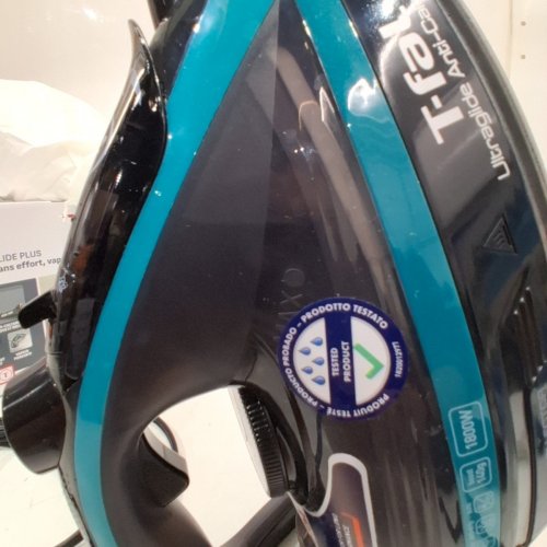 T-FAL ULTRAGLIDE PLUS ENHANCED STEAM IRON WITH CALCIUM COLLECTOR - BLACK/TEAL (MODEL: 1980969/FV5871Q0) image 6