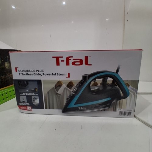 T-FAL ULTRAGLIDE PLUS ENHANCED STEAM IRON WITH CALCIUM COLLECTOR - BLACK/TEAL (MODEL: 1980969/FV5871Q0) image 7