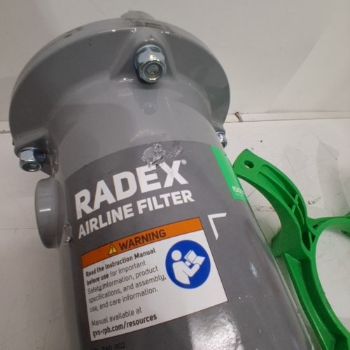 RPB SAFETY RADEX AIRLINE FILTER DUAL OUTLET - GREY (MODEL: 04-900) image 3