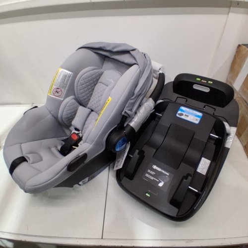 EVENFLO REVOLVE180 LITEMAX NXT BLUETOOTH INFANT CARSEAT WITH BASE AND SENSORYSOOTHE - MAX WEIGHT 22LBS - QUARTZ/GREY (MODEL: CS160412545C) image 3