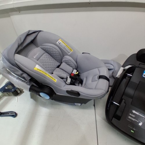 EVENFLO REVOLVE180 LITEMAX NXT BLUETOOTH INFANT CARSEAT WITH BASE AND SENSORYSOOTHE - MAX WEIGHT 22LBS - QUARTZ/GREY (MODEL: CS160412545C) image 4