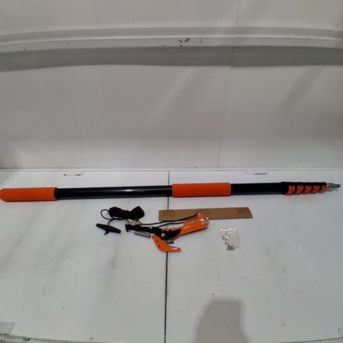 TELESCOPING POLE SAW PRUNER EXTENDABLE FOR TREE TRIMMING - 24FT - ORANGE/BLACK (MODEL: T7212) image 2