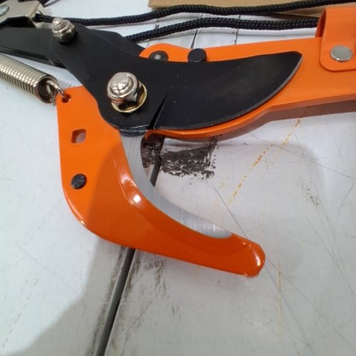 TELESCOPING POLE SAW PRUNER EXTENDABLE FOR TREE TRIMMING - 24FT - ORANGE/BLACK (MODEL: T7212) image 4