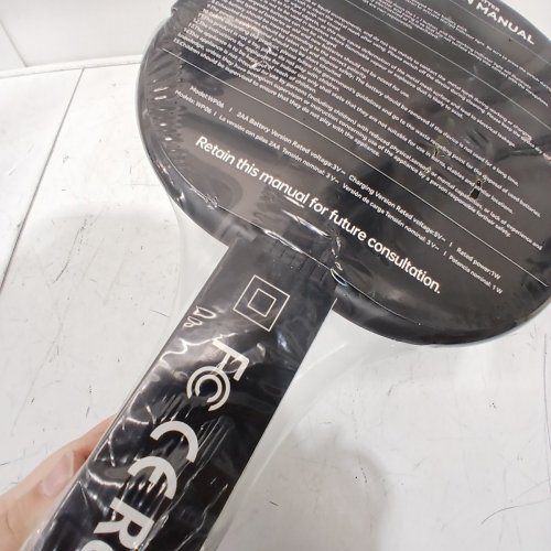 THREE-LAYER ELECTRIC FLY SWATTER - 1W- BLACK image 3