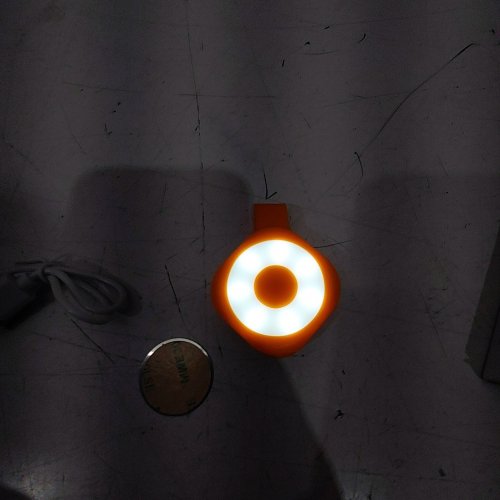 RECHARGEABLE PORTABLE MAGNETIC LIGHT - ORANGE (MODEL: D22) image 2