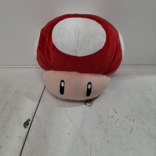 CLUB MOCCHI SUPER MARIO 1-UP MUSHROOM PLUSH - LARGE (15") - RED/WHITE/TAN (MODEL: T12971N) image 2