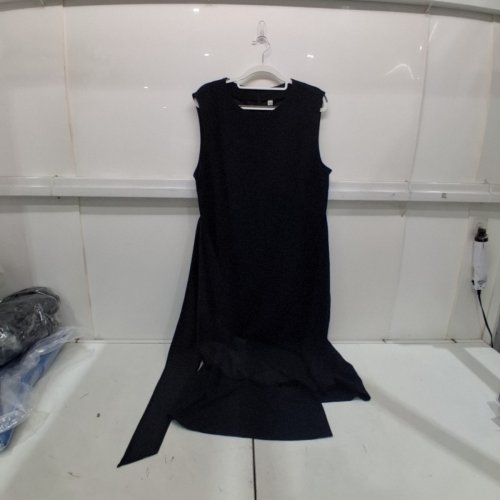 SLEEVELESS MIDI DRESS - 2XL - BLACK image 2