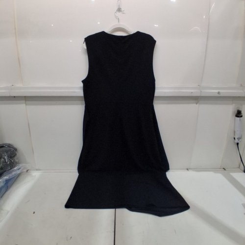 SLEEVELESS MIDI DRESS - 2XL - BLACK image 4